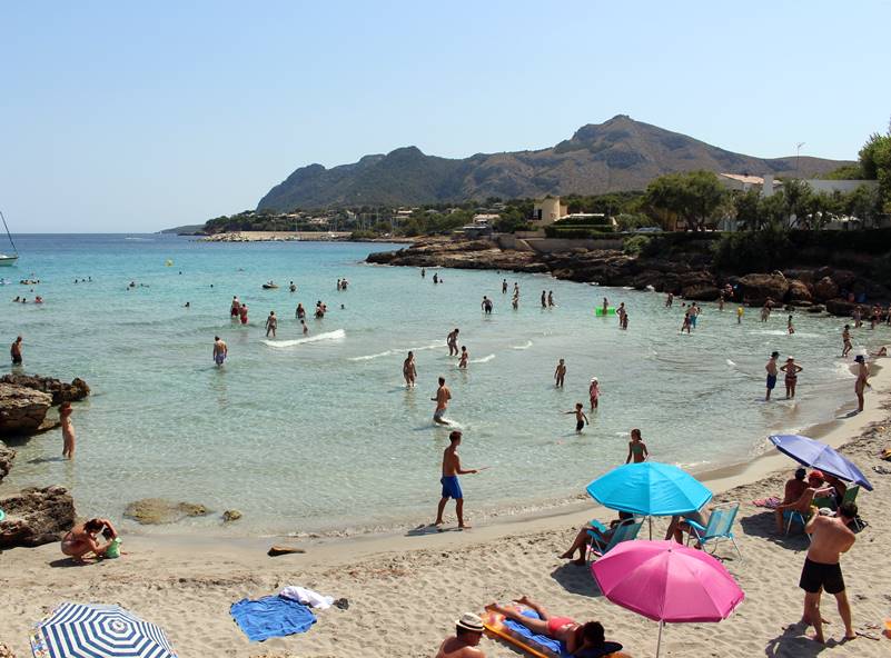Playa de Sant Pere en Alcudia, Mallorca